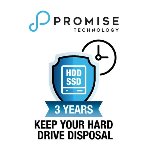 [F29A31220000013] Promise 3-Year Keep Your Hard Drive Disposal Option (per chassis) Vess A-Series (1U/2U)